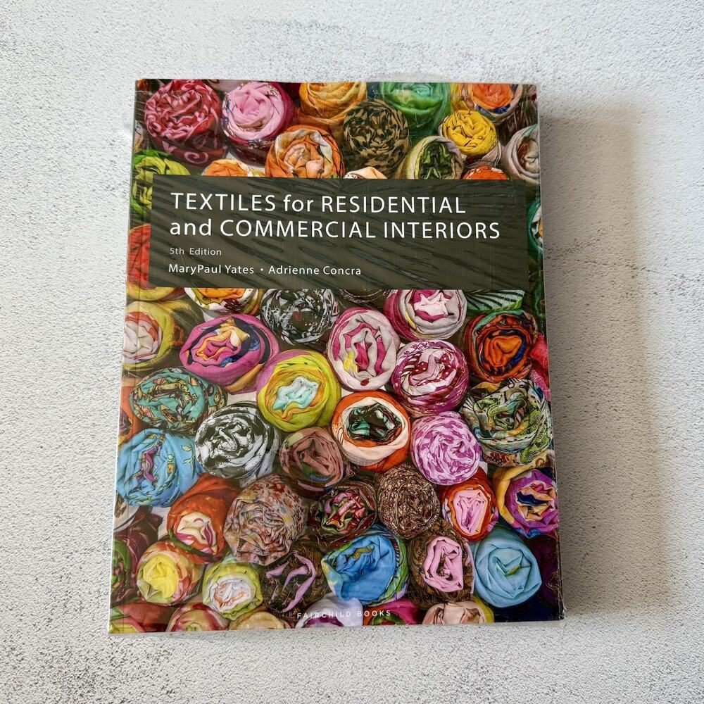 Interior Design Softcover Book New Sealed 5th Edition Yates Residential Textiles